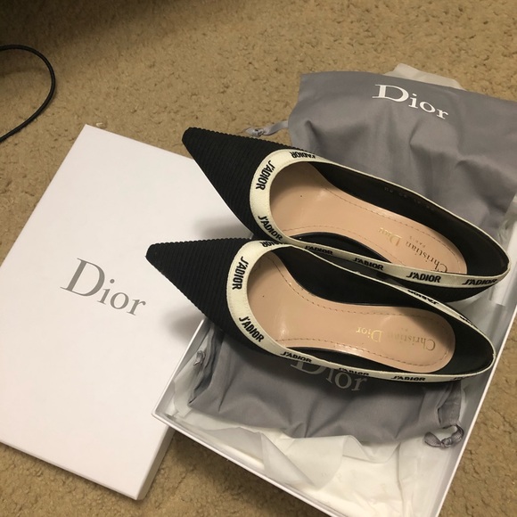 Dior Black J’adior Suede Pumps - Picture 2 of 2